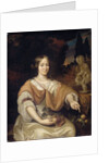 Portrait of Sara Pottey, Wife of Johan van Bochoven by Daniël Haringh