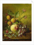 Stilleven met vruchten by Willem Hekking I