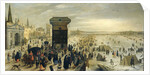 The Kranenhoofd on the Scheldt, Antwerp, Belgium (Winter Pastime on the Scheldt in Antwerp) by Sebastiaan Vrancx