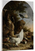 A Hunter’s Bag near a Tree Stump with a Magpie, Known as ‘The Contemplative Magpie’ by Melchior d' Hondecoeter