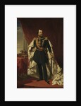 Portrait of William III, King of the Netherlands by Nicolaas Pieneman