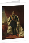 Portrait of William III, King of the Netherlands by Nicolaas Pieneman