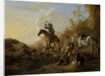 Hunters Resting by Dirk Stoop