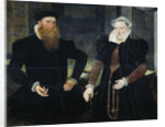 Portrait of Gillis Hooftman, Shipowner, and his Wife Margaretha van Nispen (Gilles van Eichelenberg, called Hoffman) by Maerten de Vos