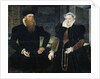 Portrait of Gillis Hooftman, Shipowner, and his Wife Margaretha van Nispen (Gilles van Eichelenberg, called Hoffman) by Maerten de Vos