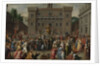 The Women of Rome Gathering at the Capitol by Pieter Isaacsz.