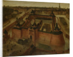 Bird's-eye View of the Vredenburg (Vredeborch) Castle in Utrecht, The Netherlands by Anonymous