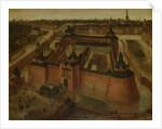 Bird's-eye View of the Vredenburg (Vredeborch) Castle in Utrecht, The Netherlands by Anonymous