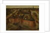 Bird's-eye View of the Vredenburg (Vredeborch) Castle in Utrecht, The Netherlands by Anonymous