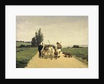 Gypsies on the road by Karel Frederik Bombled