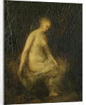 Bading woman by Hippolyte Michaud