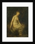 Bading woman by Hippolyte Michaud