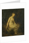 Bading woman by Hippolyte Michaud