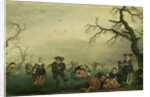 Ice Skaters by Adriaen Pietersz. van de Venne