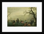 Ice Skaters by Adriaen Pietersz. van de Venne