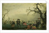 Ice Skaters by Adriaen Pietersz. van de Venne