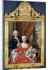 Family Portrait of Berend van Iddekinge with his Wife Johanna Maria Stichterman and their young Son Jan Albert (born 1744) by Philip van Dijk