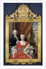 Family Portrait of Berend van Iddekinge with his Wife Johanna Maria Stichterman and their young Son Jan Albert (born 1744) by Philip van Dijk