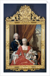 Family Portrait of Berend van Iddekinge with his Wife Johanna Maria Stichterman and their young Son Jan Albert (born 1744) by Philip van Dijk
