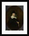 Portrait of Gerard Abrahamsz van der Schalcke, Cloth Merchant in Haarlem, Holding a Glove by Gerard ter Borch II