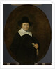 Portrait of Gerard Abrahamsz van der Schalcke, Cloth Merchant in Haarlem, Holding a Glove by Gerard ter Borch II