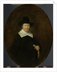 Portrait of Gerard Abrahamsz van der Schalcke, Cloth Merchant in Haarlem, Holding a Glove by Gerard ter Borch II