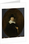 Portrait of Gerard Abrahamsz van der Schalcke, Cloth Merchant in Haarlem, Holding a Glove by Gerard ter Borch II