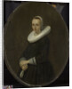Portrait of Johanna Bardoel, Wife of Gerard van der Schalcke by Gerard ter Borch II