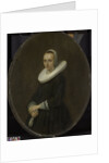 Portrait of Johanna Bardoel, Wife of Gerard van der Schalcke by Gerard ter Borch II