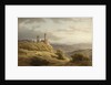 Mountain Landscape with ruin by Louwrens Hanedoes