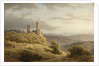 Mountain Landscape with ruin by Louwrens Hanedoes