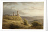 Mountain Landscape with ruin by Louwrens Hanedoes