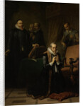 The last prayer of Johan van Oldenbarneveldt by Simon Opzoomer