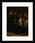 The last prayer of Johan van Oldenbarneveldt by Simon Opzoomer