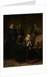 The last prayer of Johan van Oldenbarneveldt by Simon Opzoomer