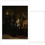 The last prayer of Johan van Oldenbarneveldt by Simon Opzoomer