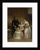 Gerard van Honthorst Shows Amalia van Solms the Drawings by his Pupil Louise of Bohemia by Hendrik Jacobus Scholten