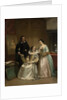 Gerard van Honthorst Shows Amalia van Solms the Drawings by his Pupil Louise of Bohemia by Hendrik Jacobus Scholten