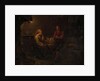 The ill child by Adolph Tidemand