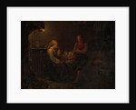 The ill child by Adolph Tidemand