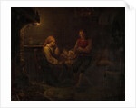 The ill child by Adolph Tidemand