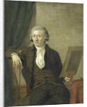 Portrait of Egbert van Drielst, Painter by Jan Ekels II