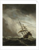 A Ship on the High Seas Caught by a Squall, Known as ‘The Gust’ by Willem van de Velde II