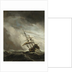 A Ship on the High Seas Caught by a Squall, Known as ‘The Gust’ by Willem van de Velde II