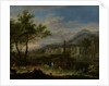 Arcadian Landscape with Fishermen by Jan van Huysum