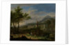 Arcadian Landscape with Fishermen by Jan van Huysum