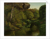 View of the Forest of Fontainebleau France by Gustave Courbet