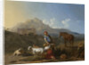 Italian Landscape with Girl Milking a Goat, Italy by Karel Dujardin