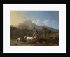 Italian Landscape with Girl Milking a Goat, Italy by Karel Dujardin