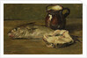 Still life with cod by Willem Roelofs II